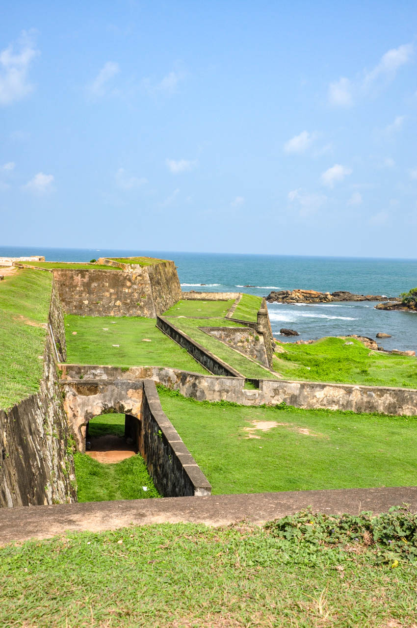 Galle Fort Star Bastion ramparts