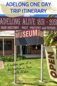 A photo of a house that is the Adelong Alive Museum. The photo title is, Adelong One Day trip Itinerary.