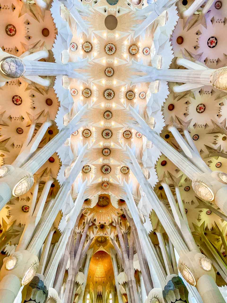 I don't know how to describe this ceing in Sagrada Familia except to say it is over-the-top.
